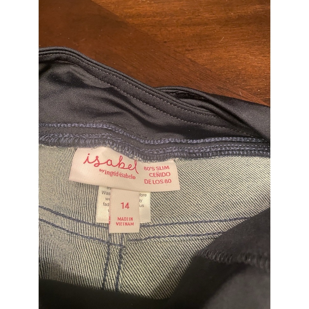 Isabel Maternity Jeans Denim 80s slim size 14 - Picture 3 of 4